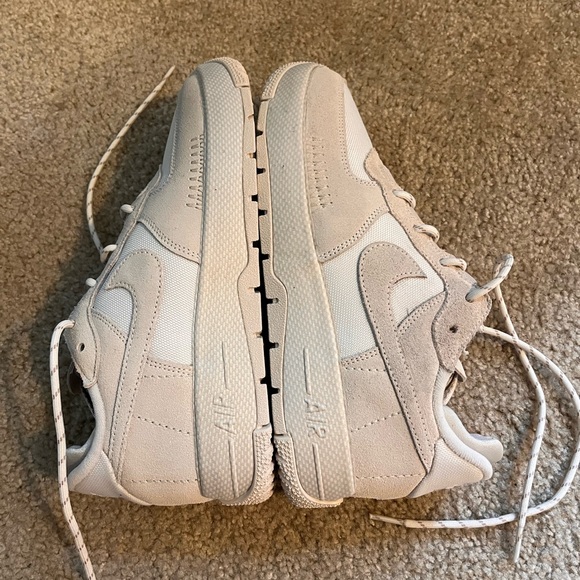 NEW Nike Air Force 1 Wild Sneakers Sz 8 Beige Light Orewood Brown - Picture 7 of 7